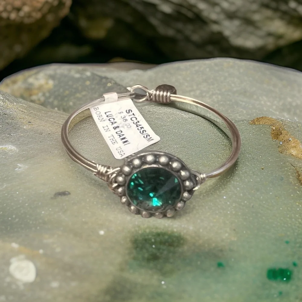 NEW Luca + Danni EMERALD GEMSTONE bracelet, NWT